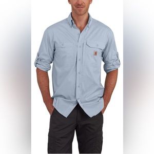 Carhartt Men's Force Ridgefield Long Sleeve Shirt - L